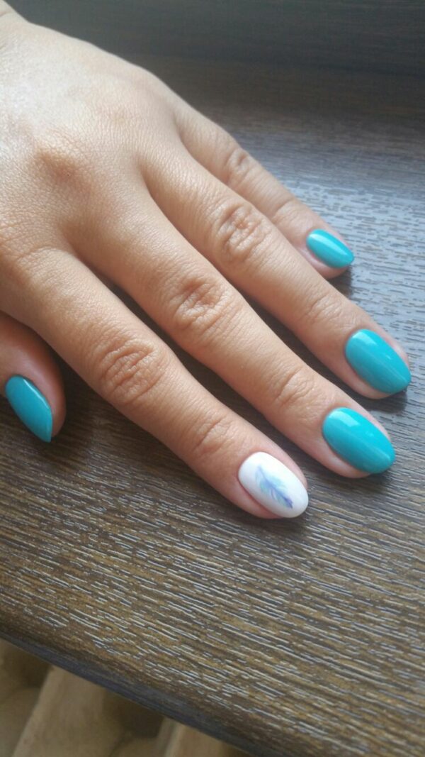 Gel colorat No.120 - Turquoise Tea Cup - imagine 4
