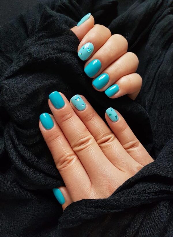 Gel colorat No.120 - Turquoise Tea Cup - imagine 5