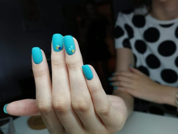 Gel colorat No.120 - Turquoise Tea Cup - imagine 2