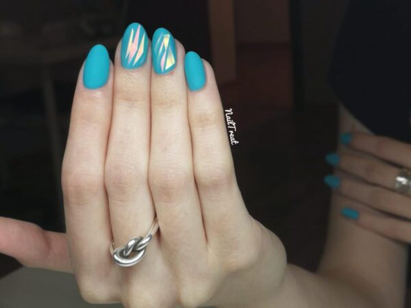 Gel colorat No.120 - Turquoise Tea Cup - imagine 9