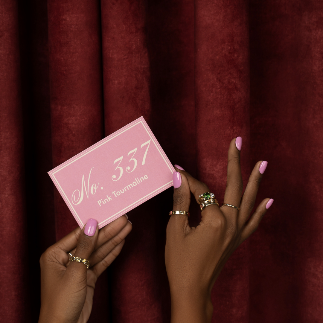 337 Pink Tourmaline - Card 1x1